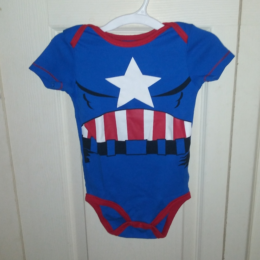 Toddler Marvel Captain America Onesie